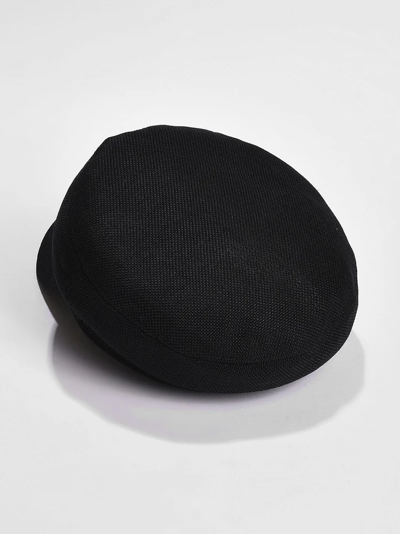 Haute Sauce Black Solid Bakerboy Hat