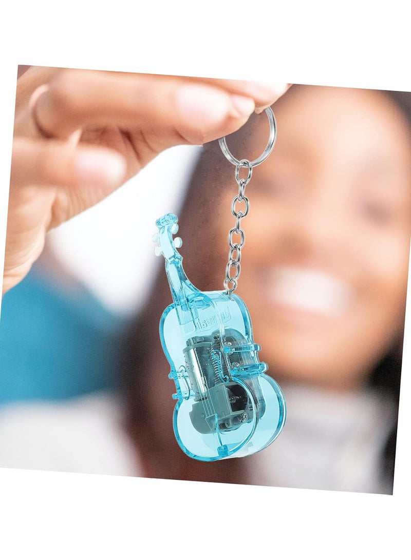 GGOOT music box keychain mini keychain violin student gift Acrylic - Image 3