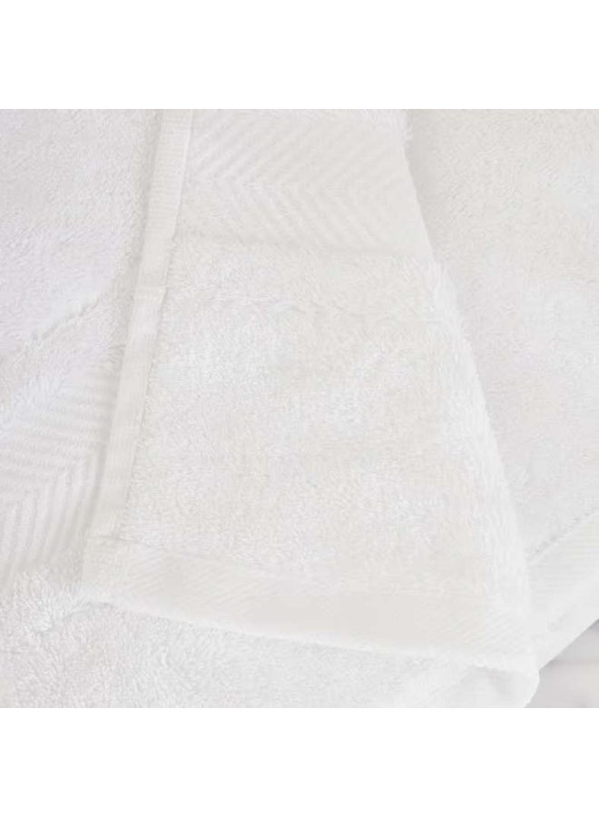 Pan Home Luxury Cotton Hand Towel 50x90cm - White - Image 2