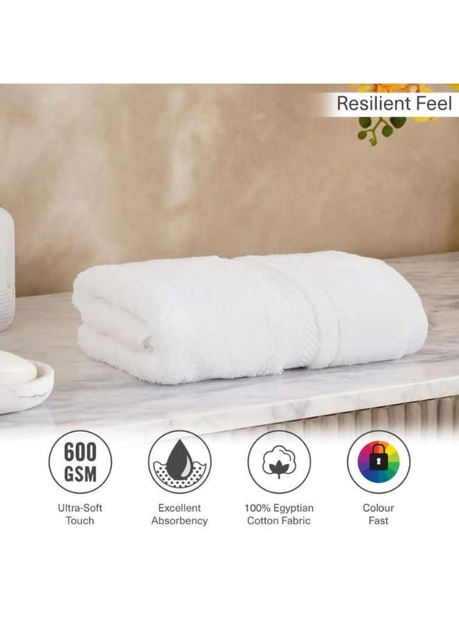 Pan Home Luxury Cotton Hand Towel 50x90cm - White - Image 5