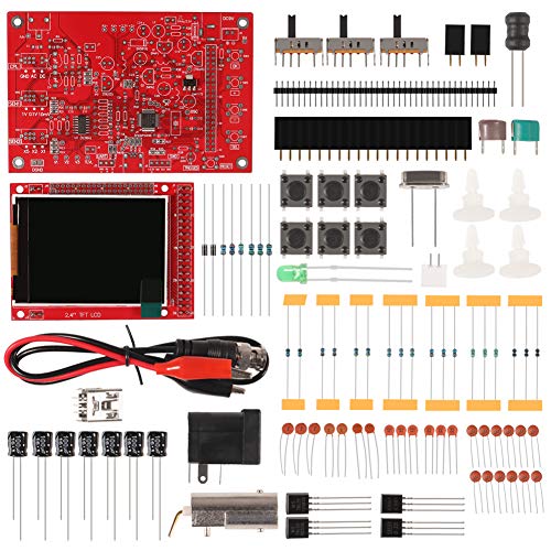 DORHEA DSO 138 DIY Oscilloscope Kit Opening Source 2.4" TFT 1MSPS Digital Oscilloscope Kit with DIY Parts & Probe, Handheld Pocket Sized 13803K, SMD Electronic Learning Set - Image 1