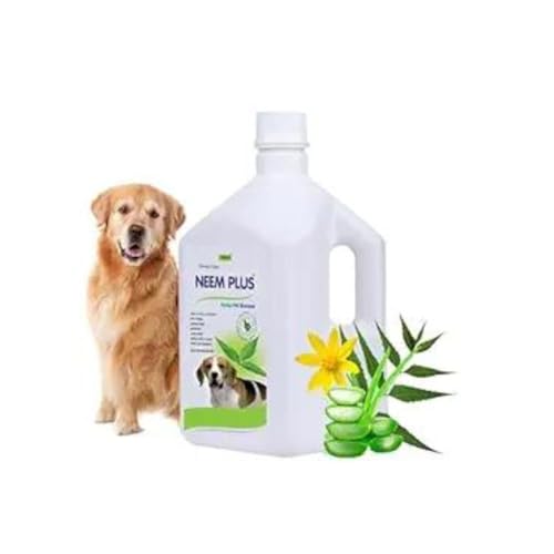 Pil Neem Plus Herbal Pet Shampoo 1000ml | Puppy Safe | Anti-Fungal, Anti-Ticks and Fleas, Antibacterial, Antiseptic & pH Balanced Dog Shampoo | Regular use Coat Cleansing Shampoo for Pets - Image 1