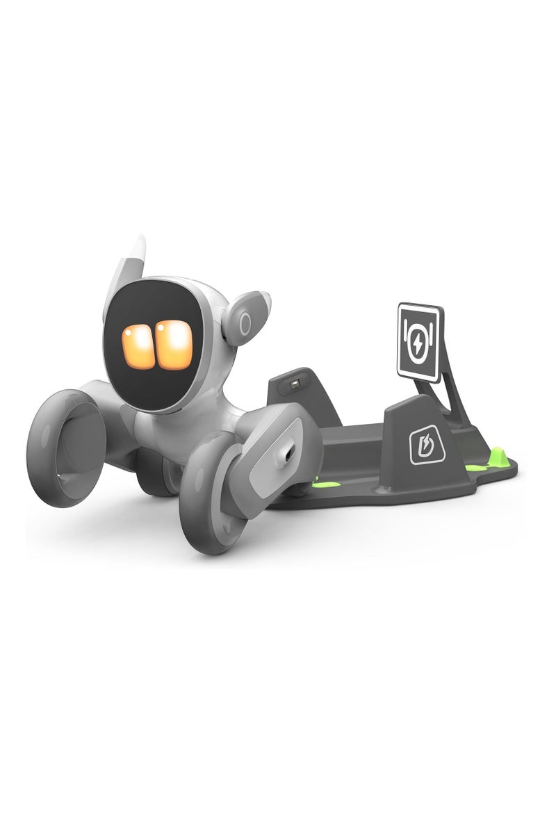Loona Smart Petbot with ChatGPT Premium Kit | The Most Advanced Smart Robot Pet Dog - Chat GPT-4o Enabled with Voice Command & Gesture Recognition - Top Boys and Girls Gifts for 2024 - V23 - with Charging Dock - Image 1