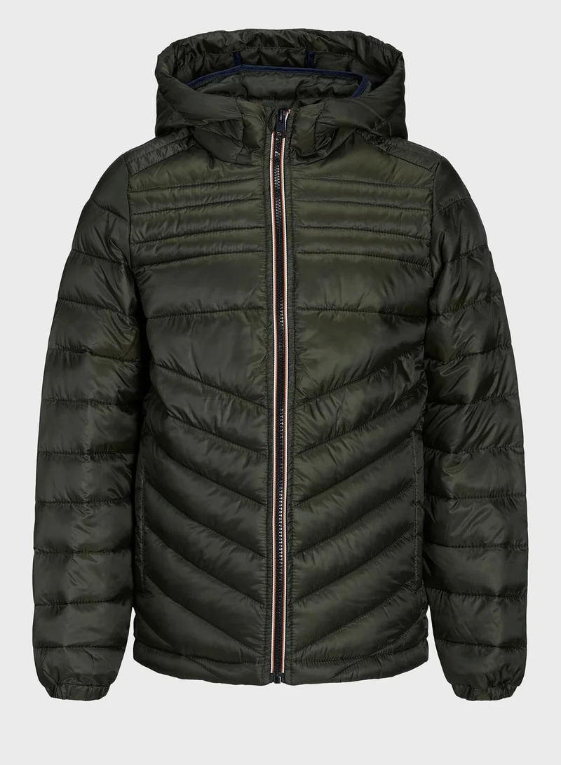 Jack & Jones Junior Youth Zippered Puffer Jacket