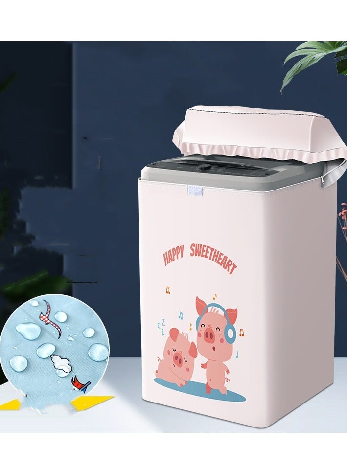 EBMINI Washing Machine Dust Cover Waterproof And Sunscreen 