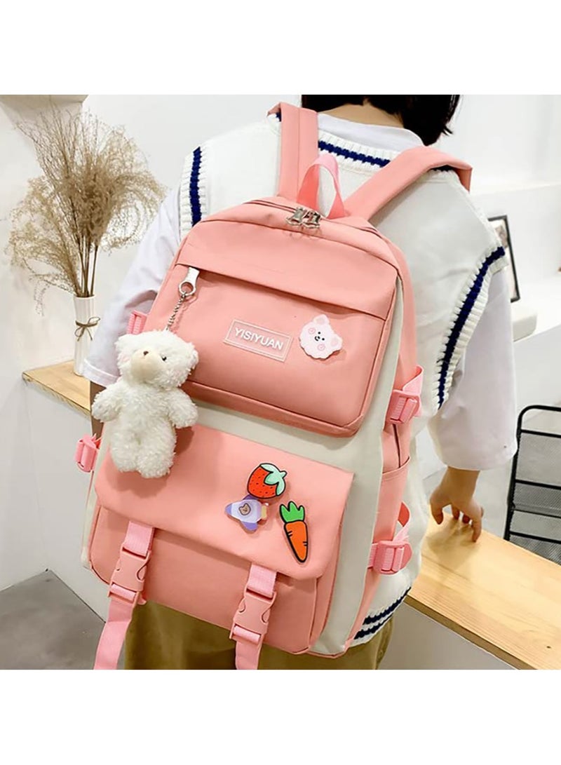 TAPIT Kids Backpacks 5 pcs Backpack Set School Bag Kids' Book bag Casual pack Travel Backpack include Shoulder Bag Handbag Drawstring&Pencil Bag for Boys or Girls  - Image 2