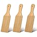 Newtay Newtay 3 Pcs Gnocchi Boards and Wooden Butter Paddles for Rolling Dough 9.1 x 2.8 in Gnocchi Paddle Pasta Making Tools  - Image 2