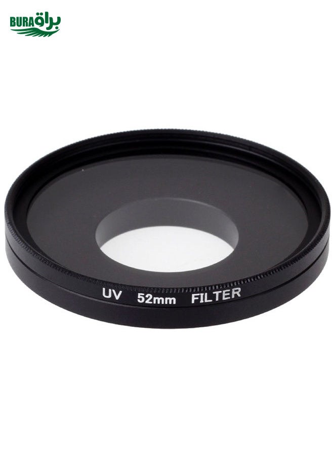 BURAQ - 52mm UV Filter Lens Filter with Cap for Xiaomi Xiaoyi 4K+ / 4K, Xiaoyi Lite, Xiaoyi  Sport Camera - Image 1