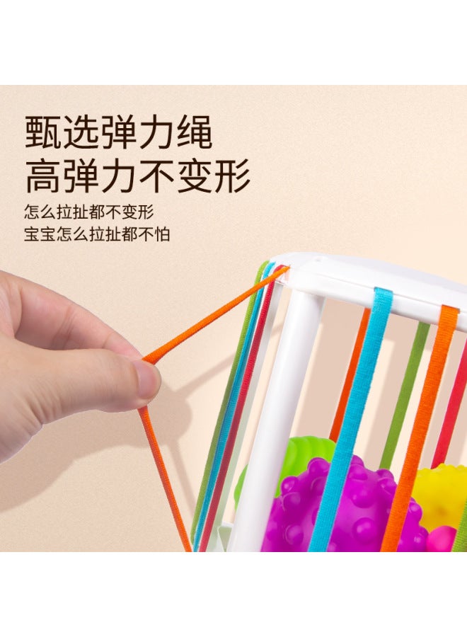 BT Toys Saisele Baby Sensory Training Hand Ball Early Education Shape Color Cognitive Educational Toys - Image 4