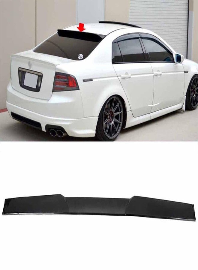 Partsmojo Window Deflector Fit for 2004-2008 ACU.ra TL Sedan Rear Roof Window Spoiler Wing Adjustale Glossy Black - Image 1