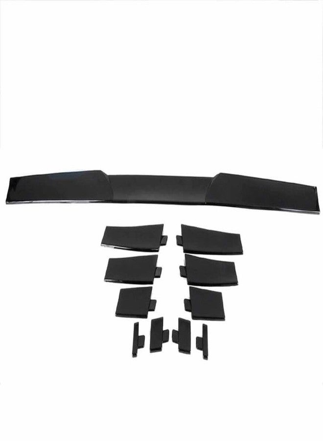 Partsmojo Window Deflector Fit for 2004-2008 ACU.ra TL Sedan Rear Roof Window Spoiler Wing Adjustale Glossy Black - Image 4