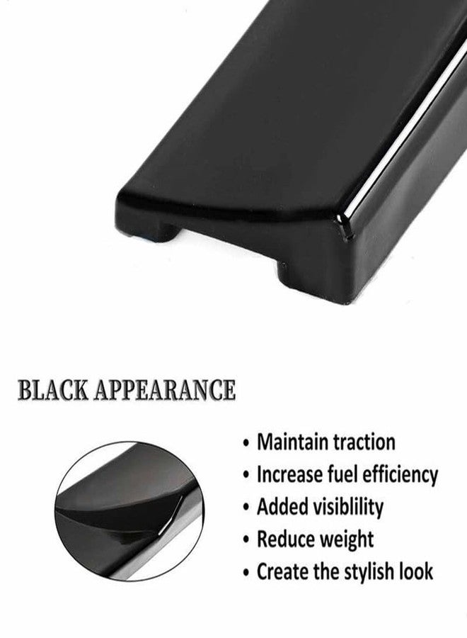 Partsmojo Window Deflector Fit for 2004-2008 ACU.ra TL Sedan Rear Roof Window Spoiler Wing Adjustale Glossy Black - Image 5