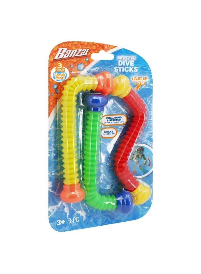 Banzai Banzai Flashing Dive Sticks - 3Pcs  - Image 2