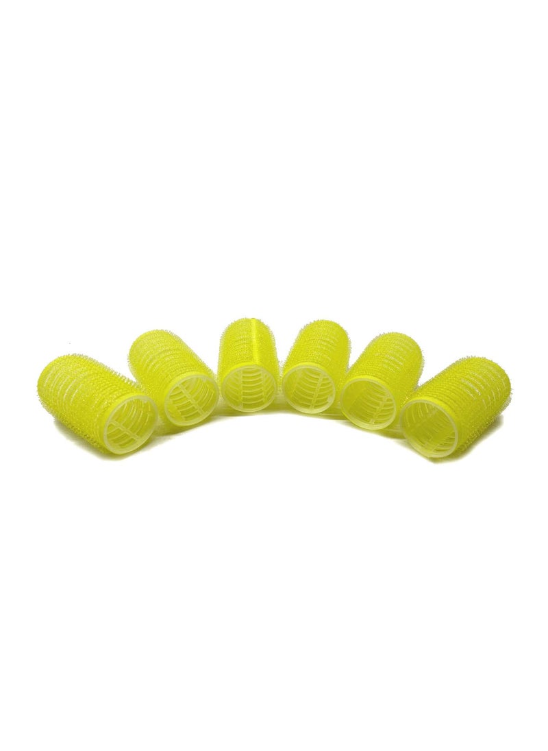 THE UM24 - PRO CURLS 114 Self Grip Hair Rollers  6 Count - Image 1