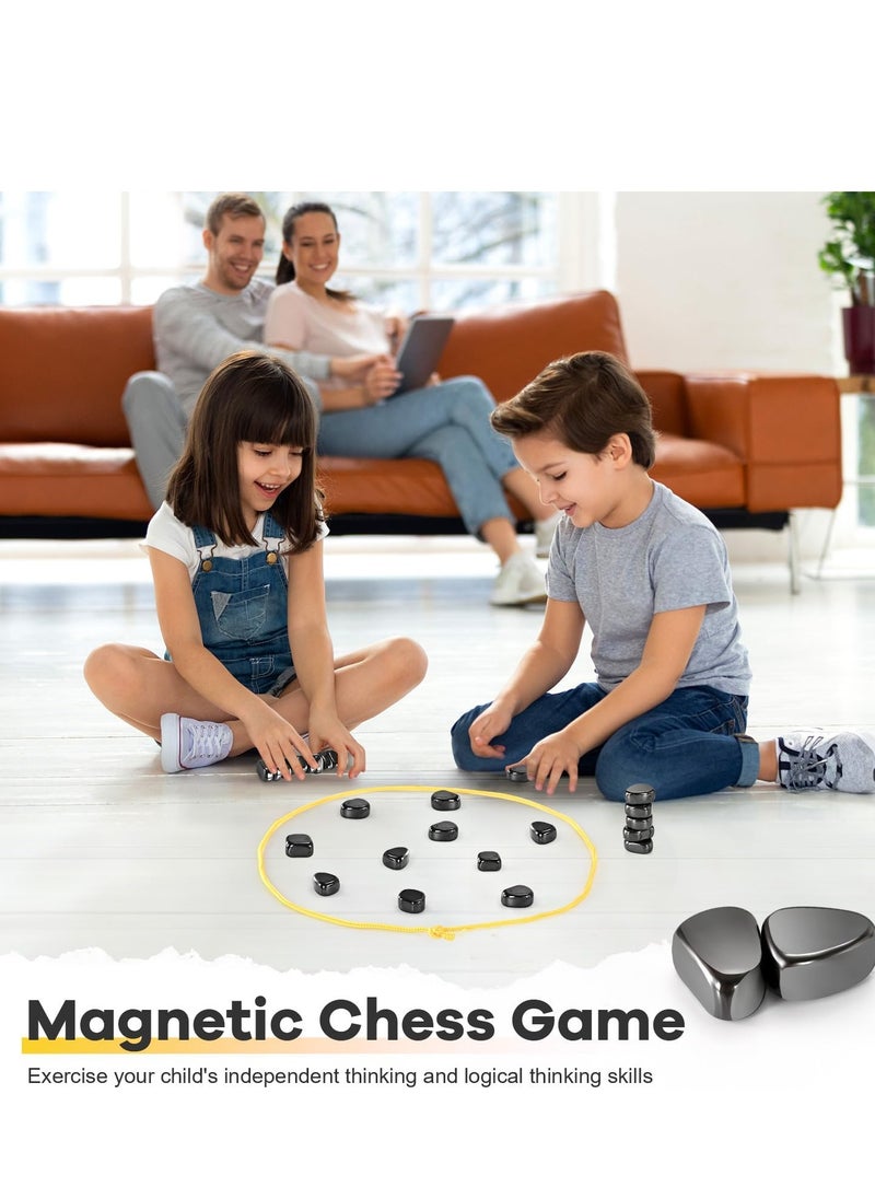 Generic Magnetic Chess Game, Fun Table Top Magnet Game, Magnet Board Game, Strategy Game for Kids & Adults, Family Party Games  - Image 2
