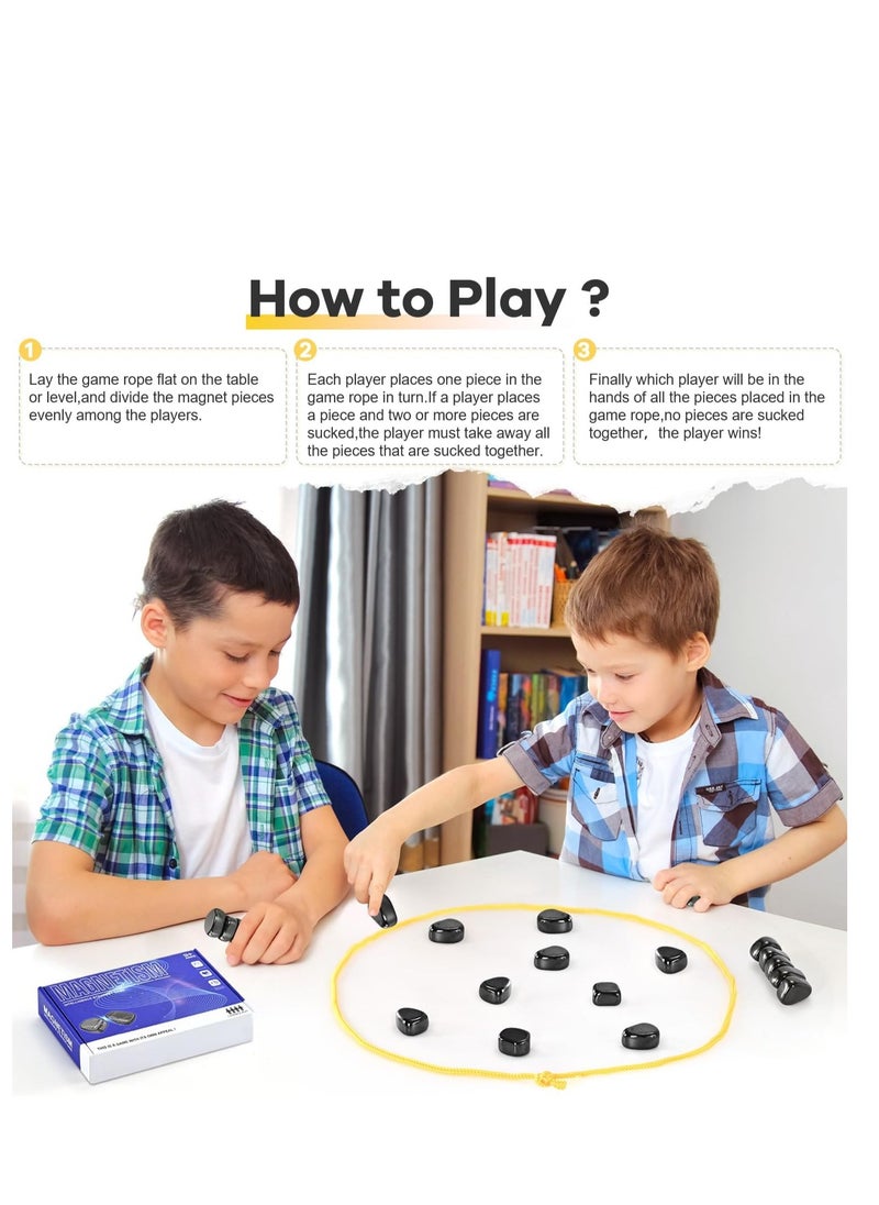 Generic Magnetic Chess Game, Fun Table Top Magnet Game, Magnet Board Game, Strategy Game for Kids & Adults, Family Party Games  - Image 3