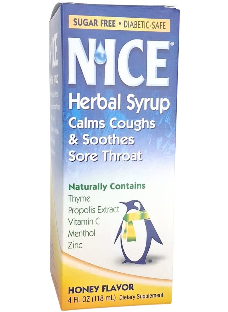 NICE HERBAL SYRUP 4OZ
