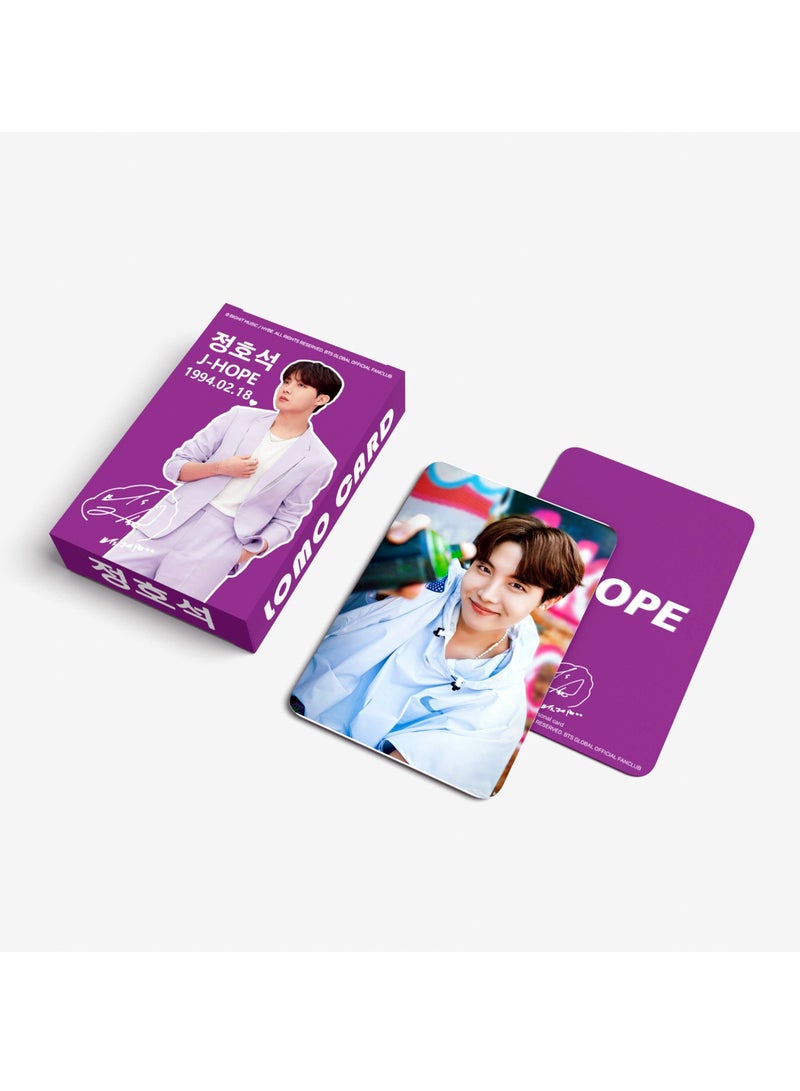 SKYLO 55-Piece BTS J-Hope Personal Photo Lomo Card - Image 2