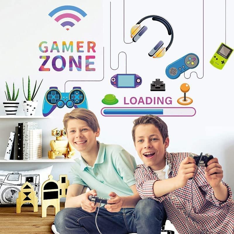 BPA Gamer Zone Wall Decals for Kids Room - Image 2