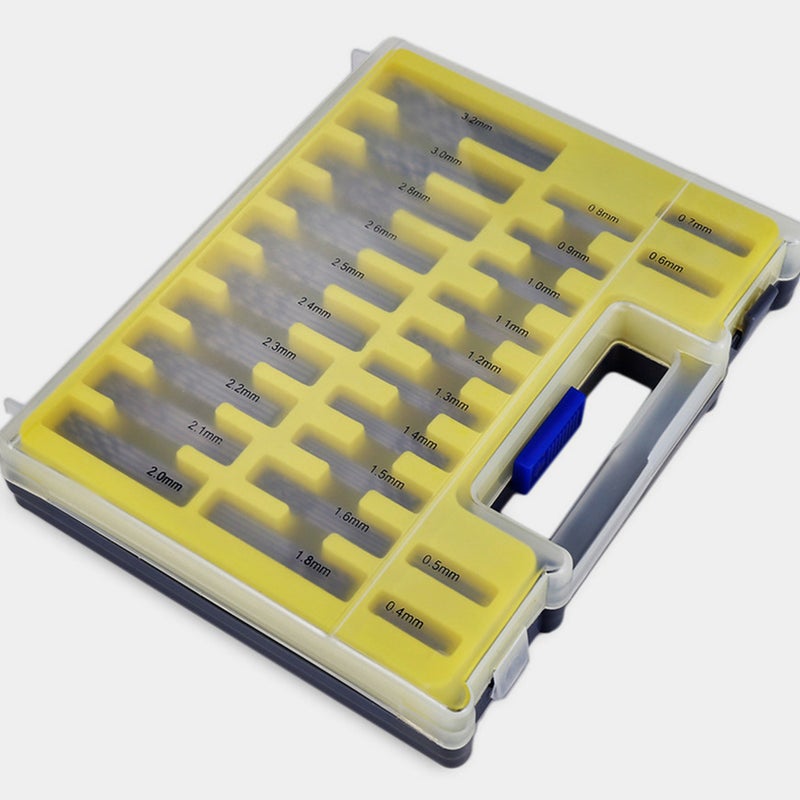 150pcs Mini Drill Bit Kit 0.4-3.2mm HSS Drill with Carry Case for PCB Crafts Jewelry Drilling Tool - Image 1