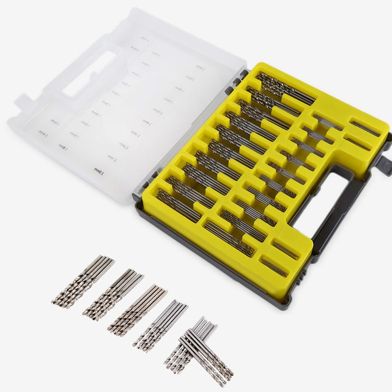150pcs Mini Drill Bit Kit 0.4-3.2mm HSS Drill with Carry Case for PCB Crafts Jewelry Drilling Tool - Image 3