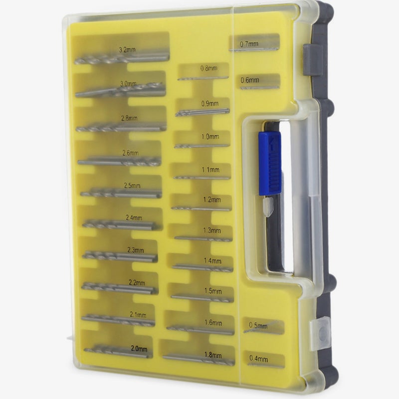 150pcs Mini Drill Bit Kit 0.4-3.2mm HSS Drill with Carry Case for PCB Crafts Jewelry Drilling Tool - Image 2