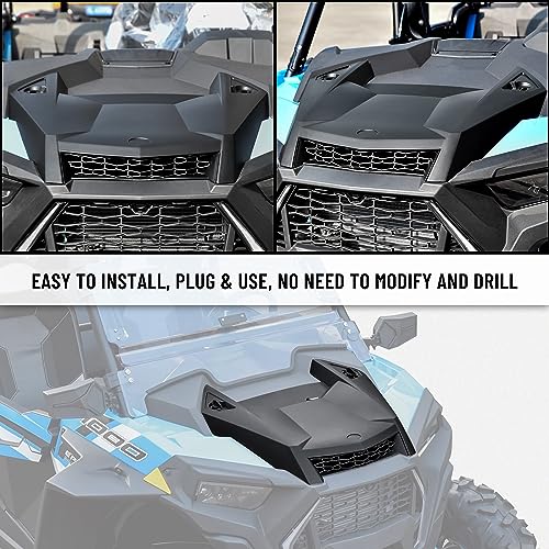 SAUTVS مجموعة سحب الهواء من غطاء المحرك SAUTVS لتيربو لسيارات بولاريس RZR XP 1000/4 1000 RZR XP Turbo S 2019-2023 (استبدال #5454429-632) - Image 4