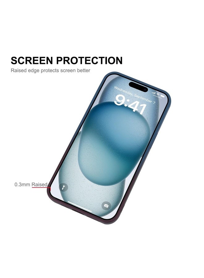 HuHa Case Cover For iPhone 13 ENKAY Hat-Prince MagSafe Rainbow Gradient Silicone Phone Case with Lens Film(Purple Blue)  - Image 3