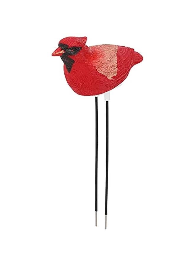 Cute Bird Soil mois ture Sensor Meter , avoid Over/Under Watering with Automatic Alarm , Indoor & Outdoor Use , for long-lasting Metal(Red)  - Image 4