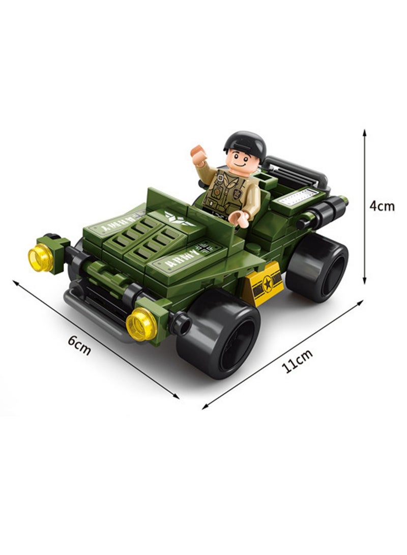 6 in 1 Toddler Carousel Toy Building Blocks for 4+ Years Old Boys Girls Kids Creative Gift 159 Pieces - Compatible with Other Building Block Toys - Image 2