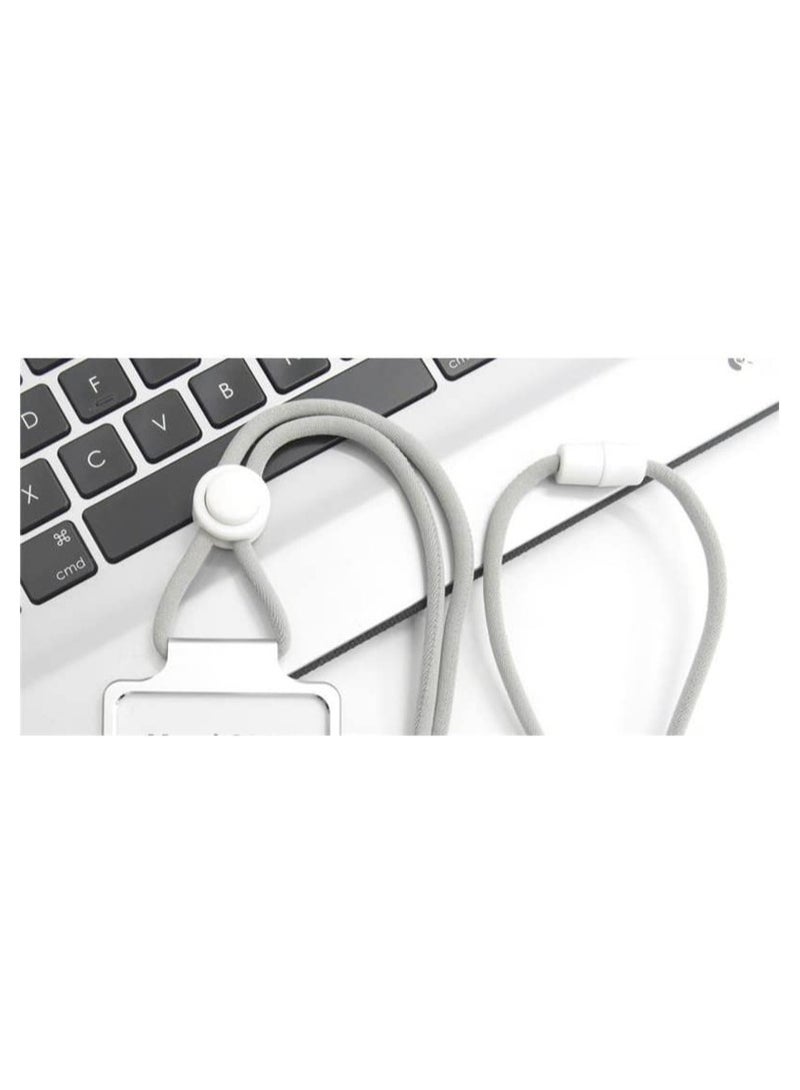 ID Card Holder Business Card Office Card Holder Photocard Holder Aluminum Alloy (Grey) - Image 4