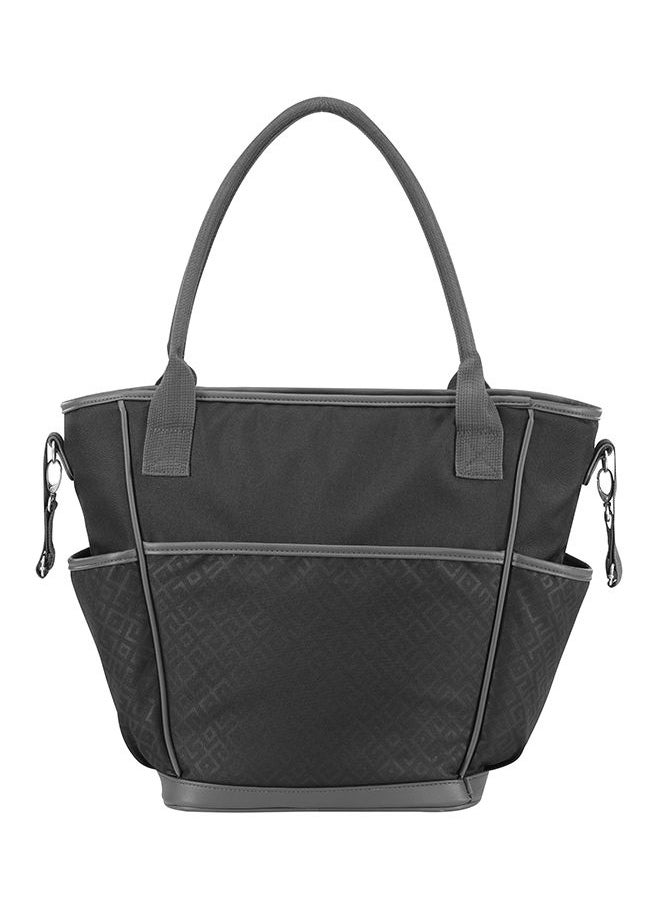 babymoov Daily Bag In Black, Spacious Design, Ample Storage Space Is Designed, Multiple Compartments, Insulated Bottle Holder, Changing Mat, Adjustable Straps  - Image 3