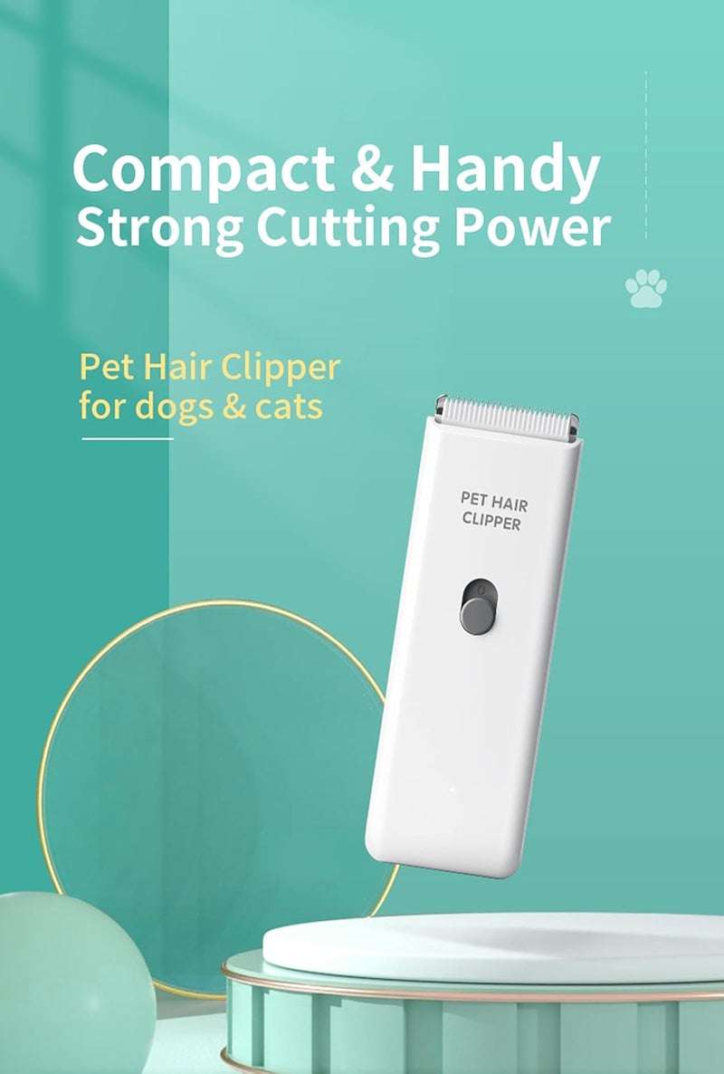 Grimgrow Dog Cat Home Hair Waterproof Clipper Portable Electric USB Rechargeable Pet Grooming Tools Low Noise Shaver Cordless Trimmer for Small and Large Pets - Image 2