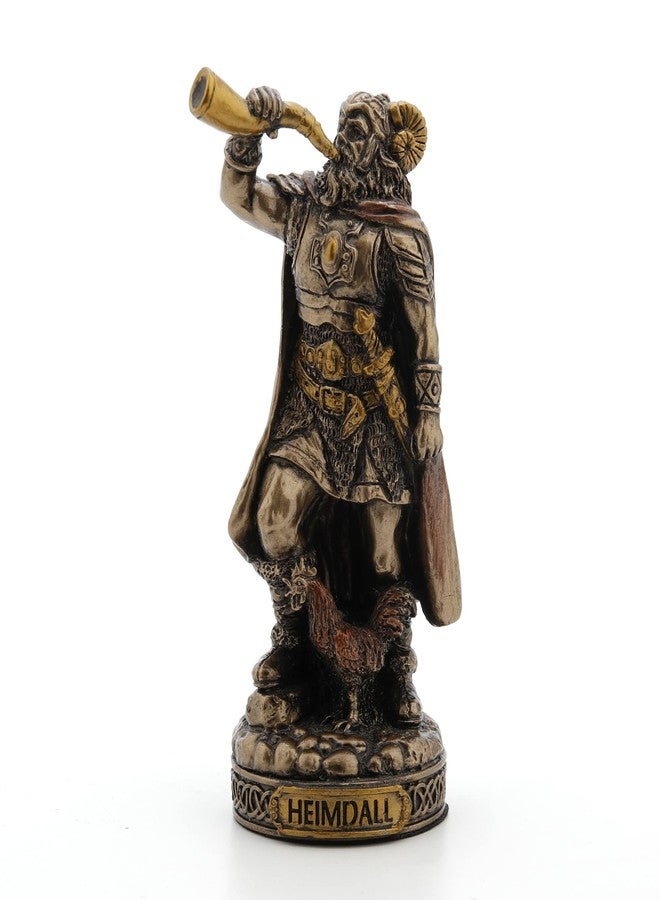 Veronese Design Norse Gods Miniature Figurine (Heimdall, Bronze) - Image 1