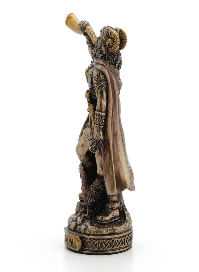 Veronese Design Norse Gods Miniature Figurine (Heimdall, Bronze) - Image 3