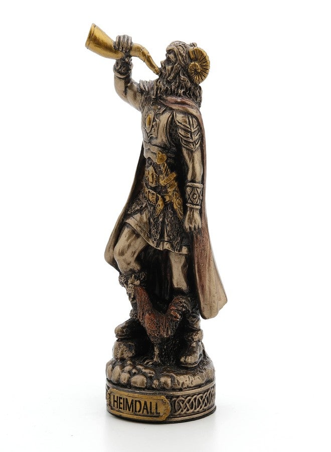 Veronese Design Norse Gods Miniature Figurine (Heimdall, Bronze) - Image 2