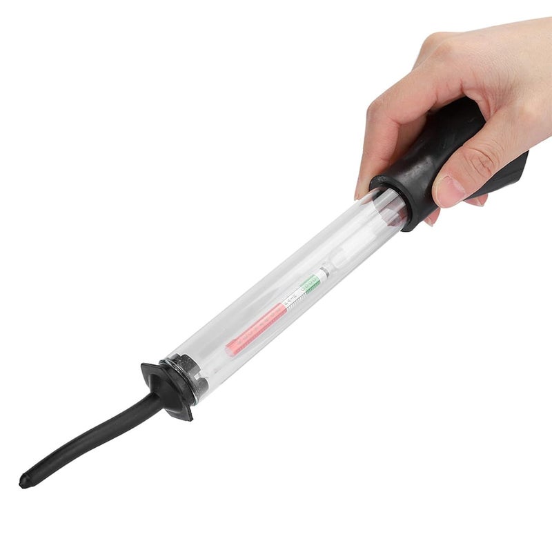 Battery Hydrometer Fast Detection ElectroHydraulic Density Meter for Car Repairing Tools, Professional Glass Rubber Material Tester for Measuring Storage Battery Solution, 8in 100% Brand New - Image 4