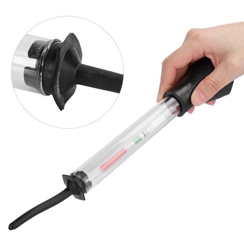 Battery Hydrometer Fast Detection ElectroHydraulic Density Meter for Car Repairing Tools, Professional Glass Rubber Material Tester for Measuring Storage Battery Solution, 8in 100% Brand New - Image 3