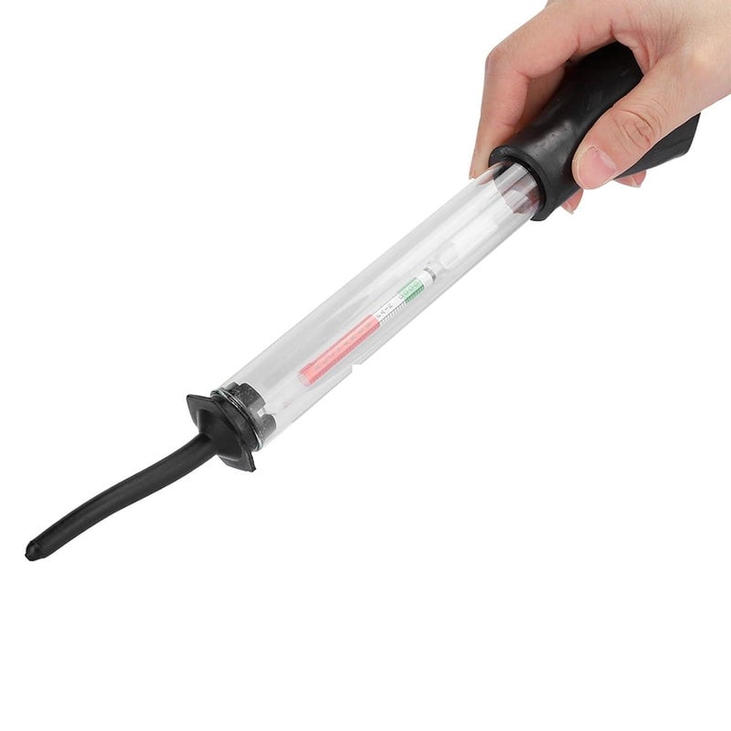 Battery Hydrometer Fast Detection ElectroHydraulic Density Meter for Car Repairing Tools, Professional Glass Rubber Material Tester for Measuring Storage Battery Solution, 8in 100% Brand New - Image 1