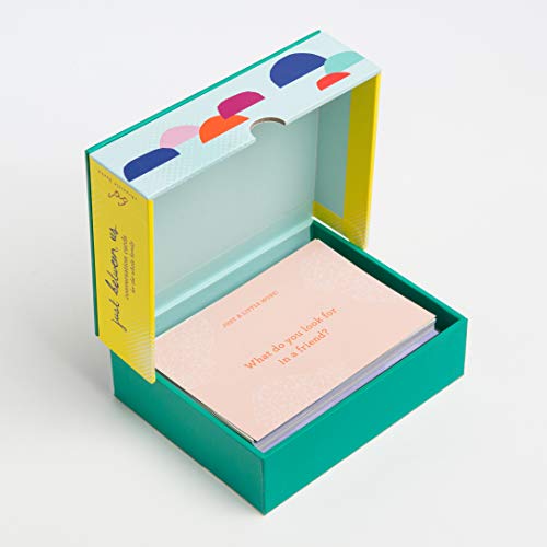 Chronicle Books Just Between Us: Conversation Cards for The Whole Family (Conversation Starters, Family Therapy Cards, Family Dinner Games), Yellow - Image 2