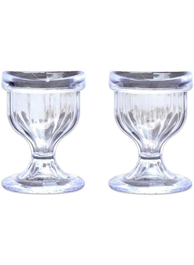 ANCIENTIMPEX ANCIENT IMPEX Eye Wash Cup Set of 2 - Soothing Relief from Allergens, Irritants, Makeup, Dust, Dry Eyes - Image 1