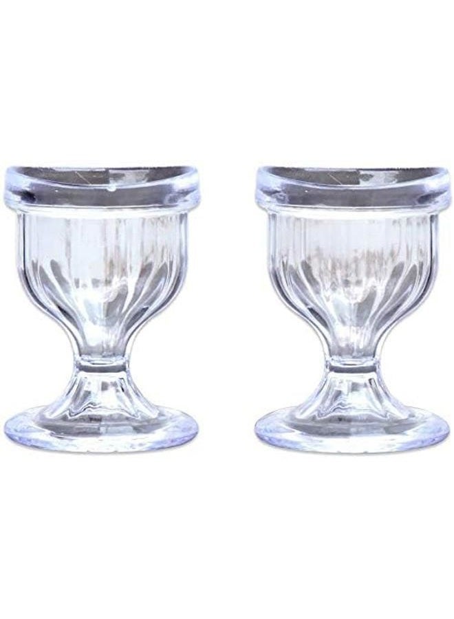 ANCIENTIMPEX ANCIENT IMPEX Eye Wash Cup Set of 2 - Soothing Relief from Allergens, Irritants, Makeup, Dust, Dry Eyes - Image 2