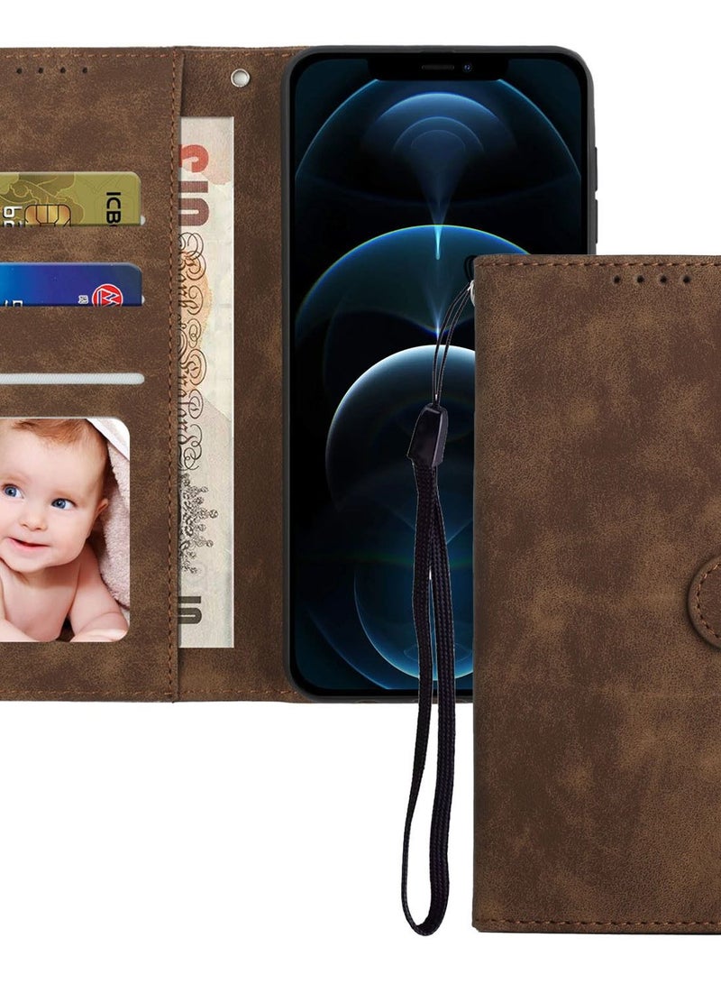 Loquat Suitable For iPhone Vintage Wallet Case - Image 1