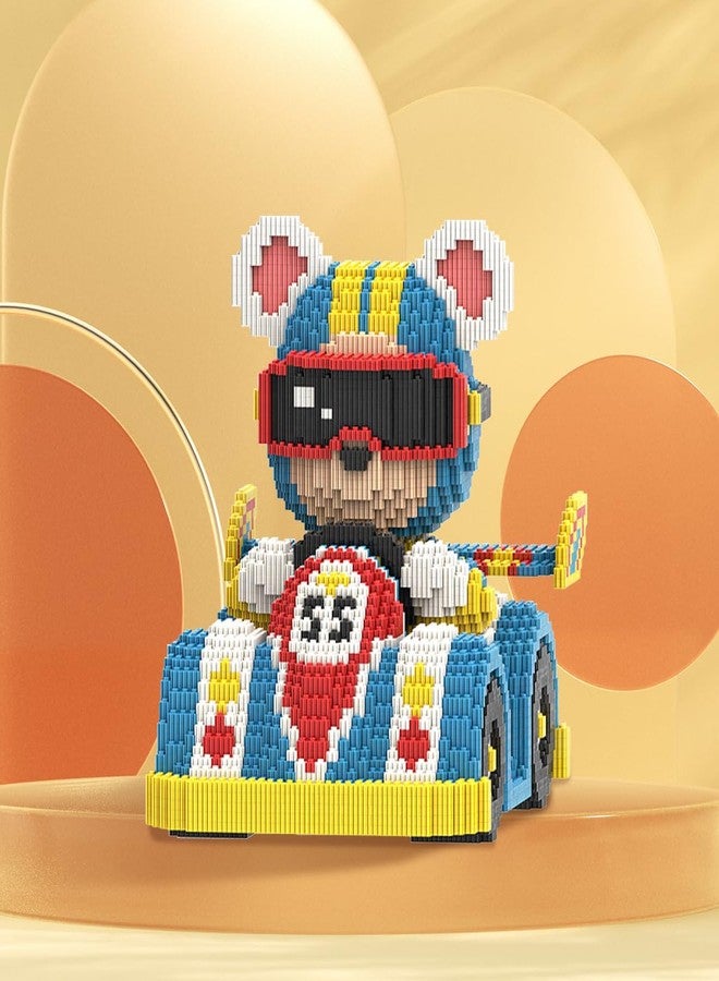 DAHONPA Karting Bear Micro Building Blocks Set (6850 Pieces) Gift for Adults - Image 4