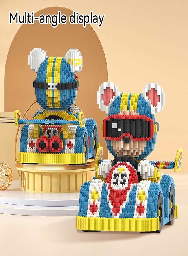 DAHONPA Karting Bear Micro Building Blocks Set (6850 Pieces) Gift for Adults - Image 3