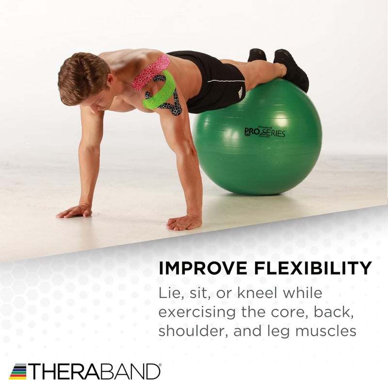 TheraBand كرة الاستقرار من سلسلة ثيراباند برو - 65 سم قطر، أخضر - Image 5