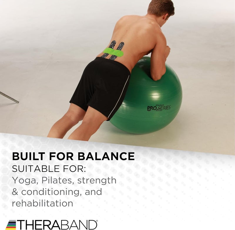 TheraBand كرة الاستقرار من سلسلة ثيراباند برو - 65 سم قطر، أخضر - Image 4