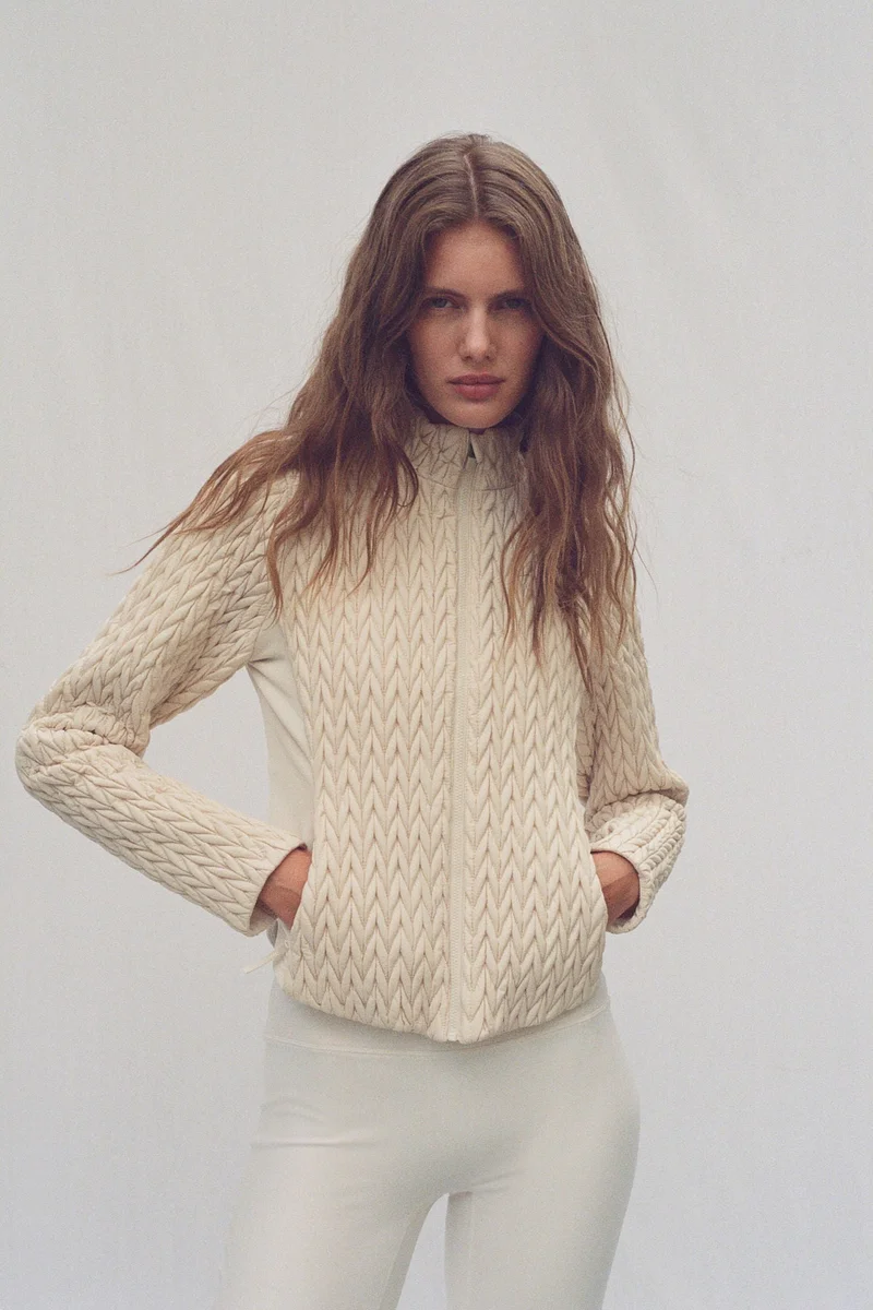 اتش اند ام جاكيت مبطن بخامة ثيرمو موف