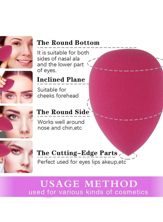 5esha 4-Pieces Makeup Sponge Foundation Cosmetic Puff - Image 2