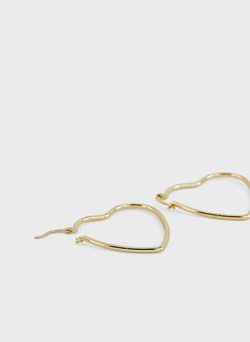 DORI Heart Hoop Earrings